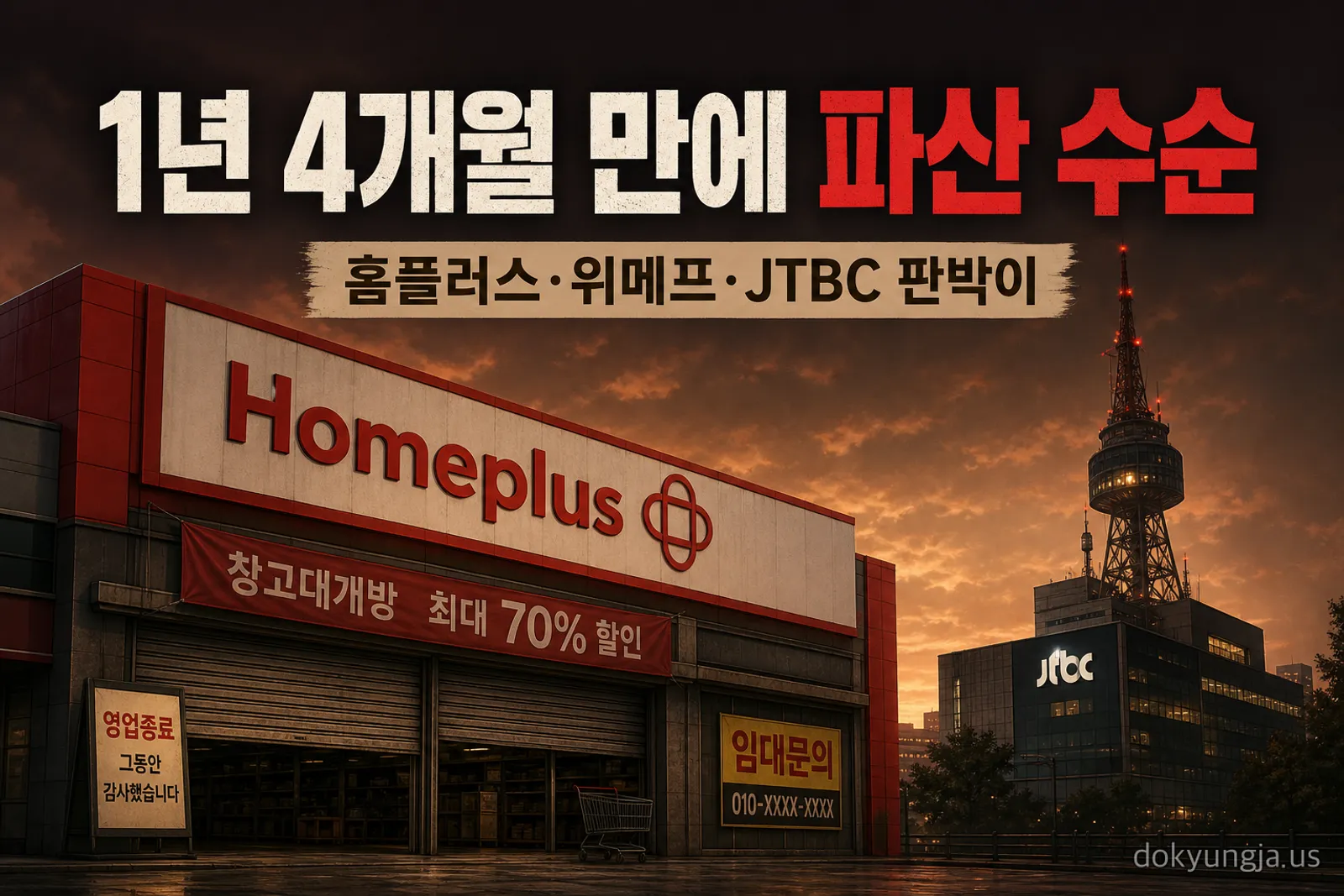 홈플러스 사태 전말 — 위메프·JTBC와 판박이인 이유 총정리 — 대표 이미지