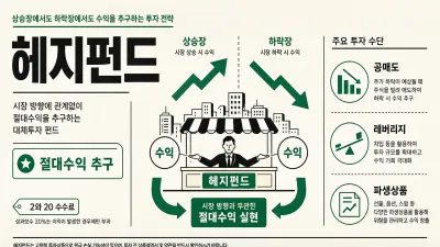헤지펀드 뜻과 5가지 투자전략, 사모펀드 차이점 완벽 정리